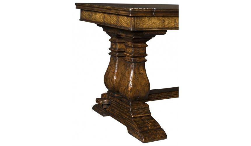 Walnut Writing and Center Tables-18