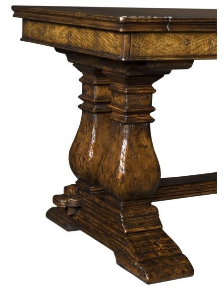 Walnut Writing and Center Tables-18