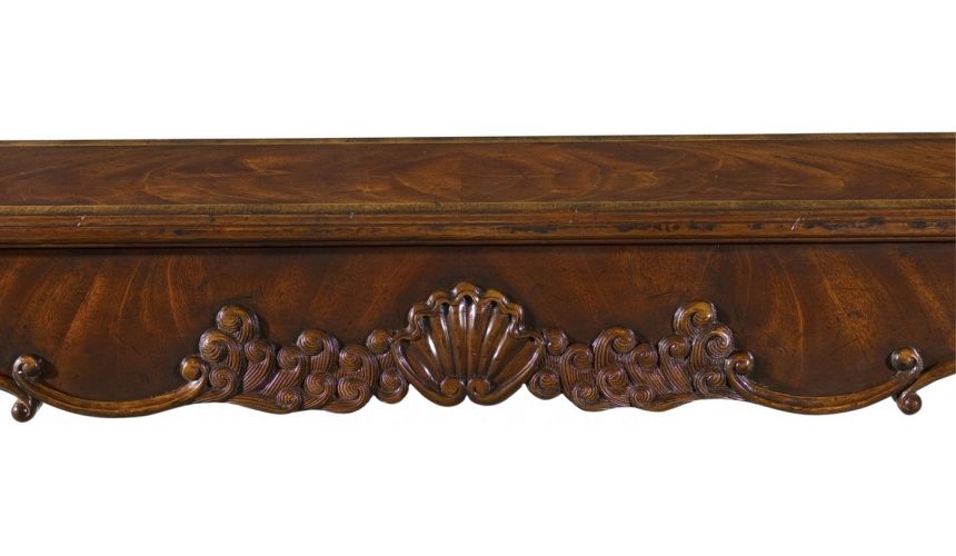 Elegant Classically Style Mahogany Console Table-31