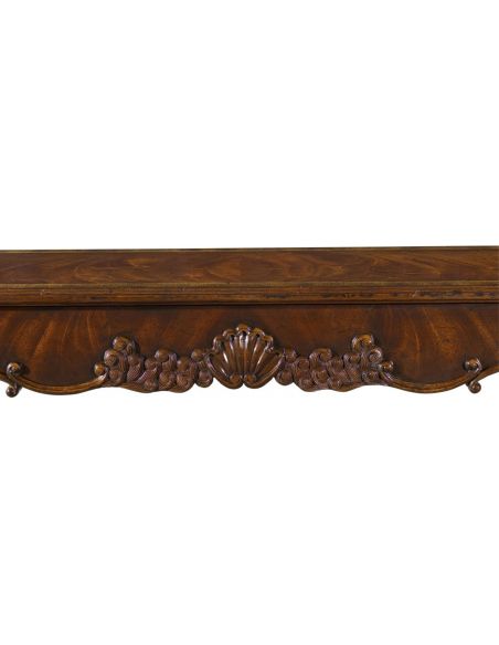 Elegant Classically Style Mahogany Console Table-31