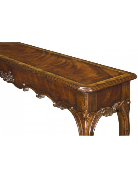 Elegant Classically Style Mahogany Console Table-31