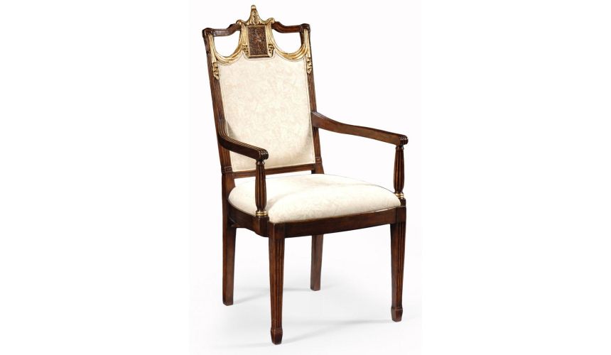 Dining Chairs Hand Carved Arm Chair Dinning Room Furniture