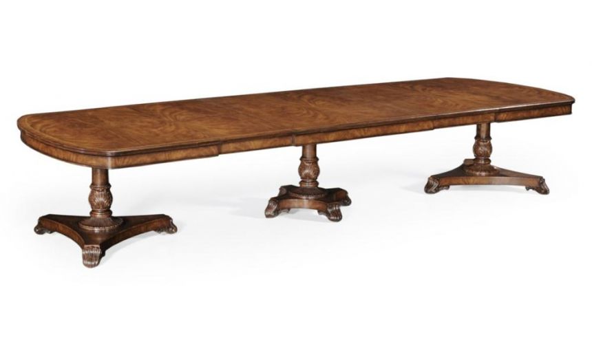 Dining Tables High End Furniture Dining Table In Walnut Veneer