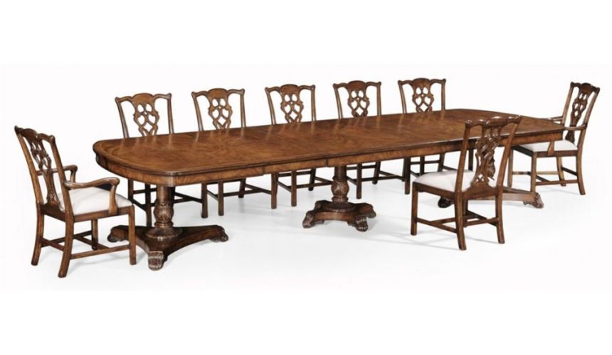 Dining Tables High End Furniture Dining Table In Walnut Veneer