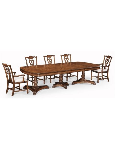 Dining Tables High End Furniture Dining Table In Walnut Veneer