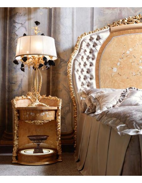 BEDS - Queen, King & California King Sizes Hand-made carvings make this bedroom plush and royal