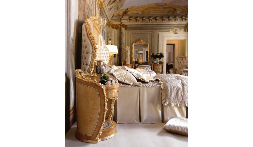 BEDS - Queen, King & California King Sizes Hand-made carvings make this bedroom plush and royal