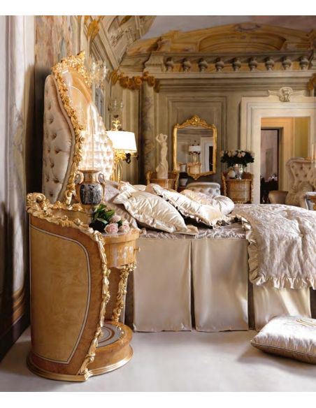 BEDS - Queen, King & California King Sizes Hand-made carvings make this bedroom plush and royal