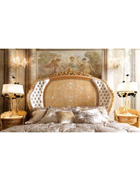 BEDS - Queen, King & California King Sizes Hand-made carvings make this bedroom plush and royal
