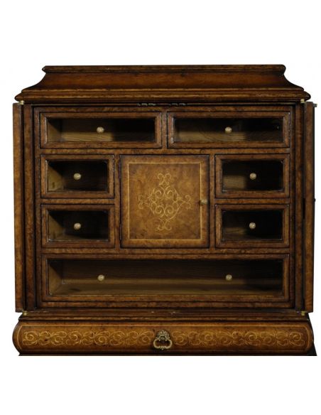 Home Bar Furniture Fine Furniture Display cabinet Seaweed Humidor