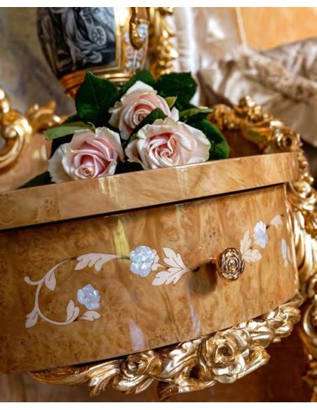 BEDS - Queen, King & California King Sizes Hand-made carvings make this bedroom plush and royal