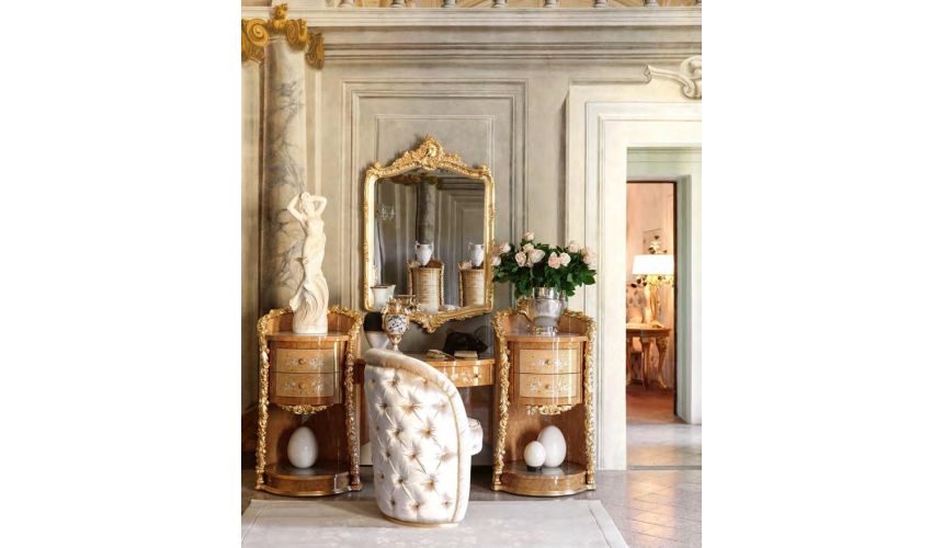BEDS - Queen, King & California King Sizes Hand-made carvings make this bedroom plush and royal