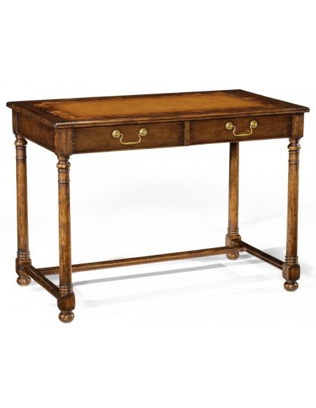 Walnut Dressing Table With Two Drawers-24