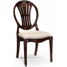 Dining Chairs High End Dinning Rustic Black Painted Side Chair