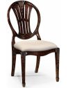 Dining Chairs High End Dinning Rustic Black Painted Side Chair