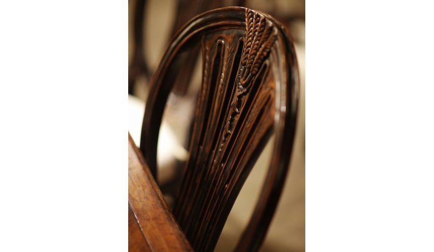 Dining Chairs High End Dinning Rustic Black Painted Side Chair