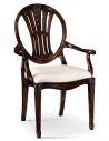 Dining Chairs High End Dinning Black Painted Arm Chair