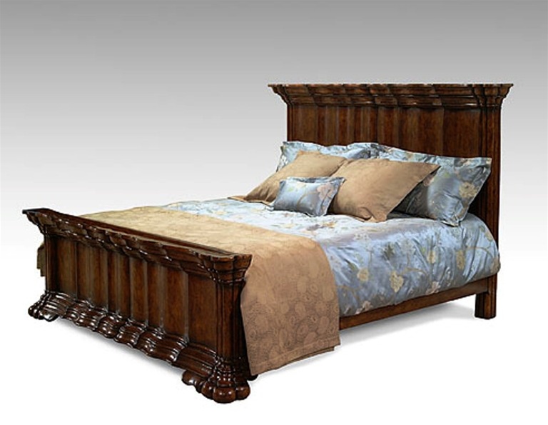 Bedroom Furniture Luxury Sets, Walnut Queen Bedroom Set
