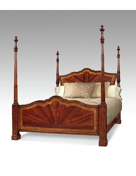 Four Post Bed-king Bedroom furniture - luxury bedroom sets
