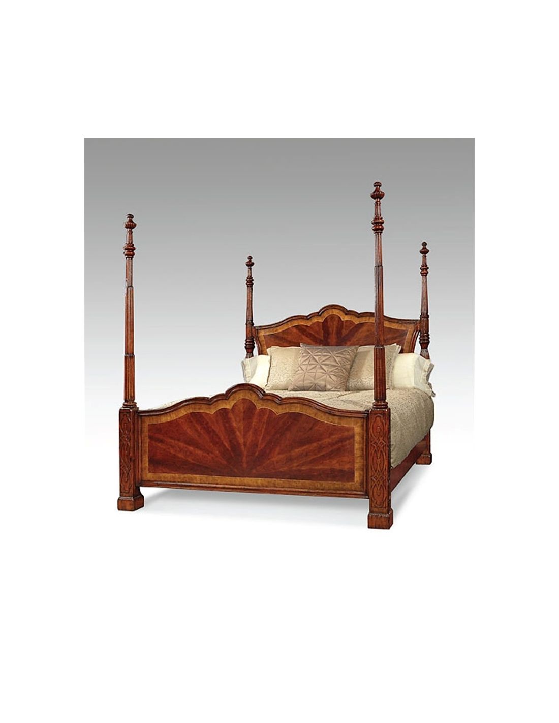 Four Post Bed King Bedroom Furniture, 4 Poster King Bed Set
