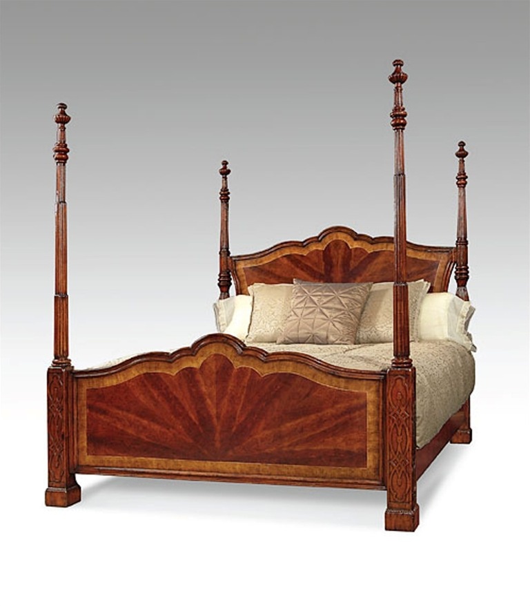 Four Post Bed King Bedroom Furniture Luxury Bedroom Sets