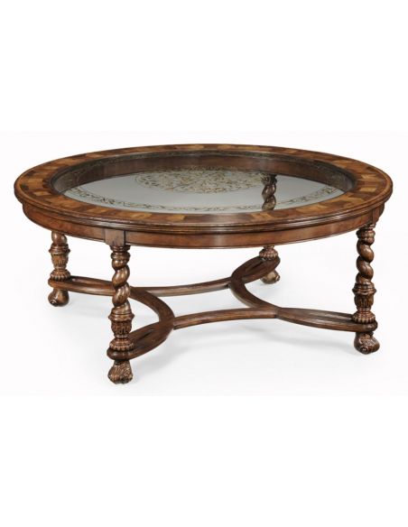 High End Furniture Round & Oval Coffee Table