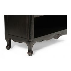Display Cabinets and Armories Fine Furniture Display Cabinet in Black 2