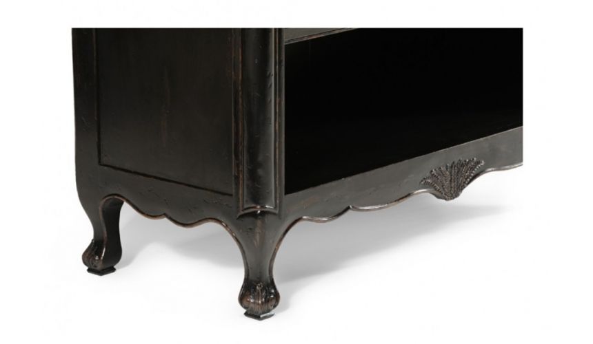 Display Cabinets and Armories Fine Furniture Display Cabinet in Black