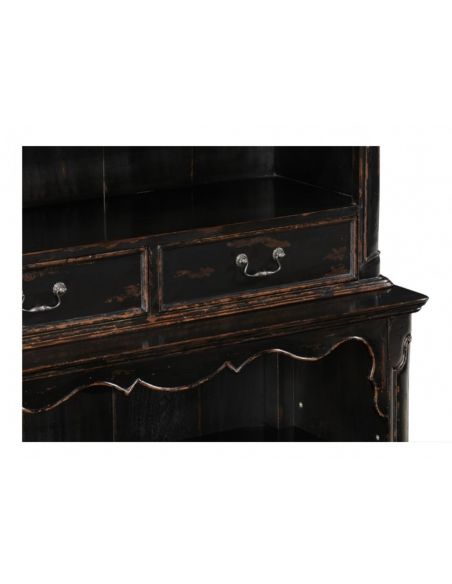 Display Cabinets and Armories Fine Furniture Display Cabinet in Black