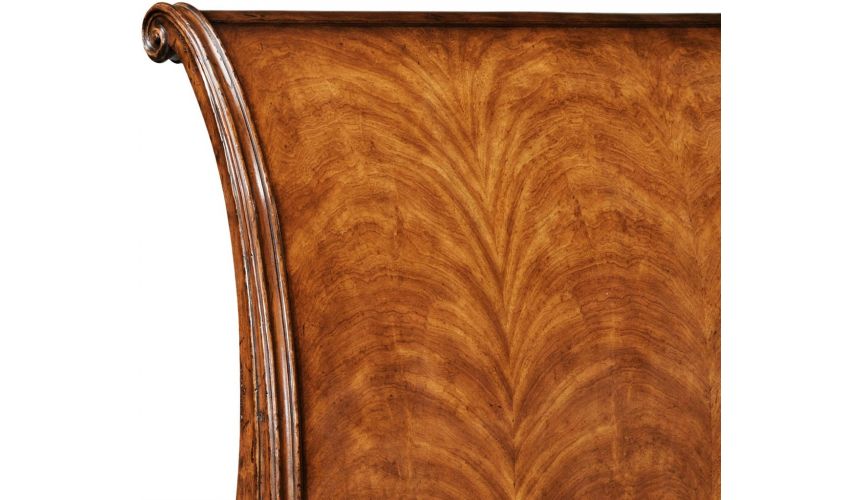 BEDS - Queen, King & California King Sizes King Size Walnut Sleigh bed