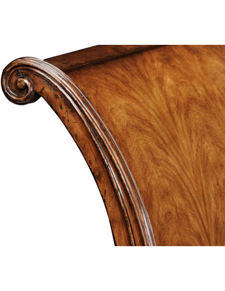 BEDS - Queen, King & California King Sizes King Size Walnut Sleigh bed