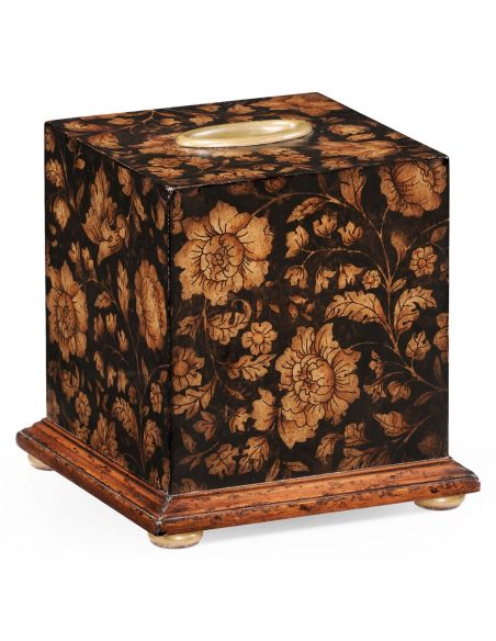 Tabletop Decor Regency Chinoiserie style Tissue Box-69