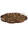 Decorative Accessories Regency Chinoiserie style Walnut Scalloped Tray-72