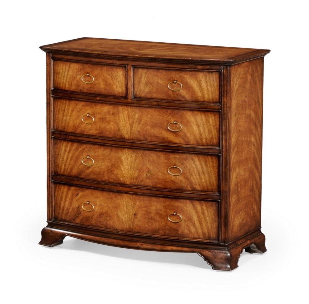Chest of Drawers Crotch Walnut Chest of Drawers
