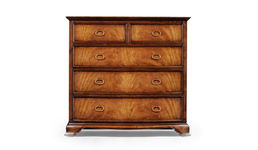 Chest of Drawers Crotch Walnut Chest of Drawers