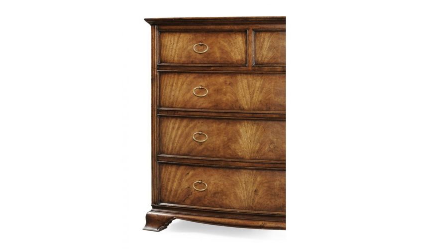 Chest of Drawers Crotch Walnut Chest of Drawers