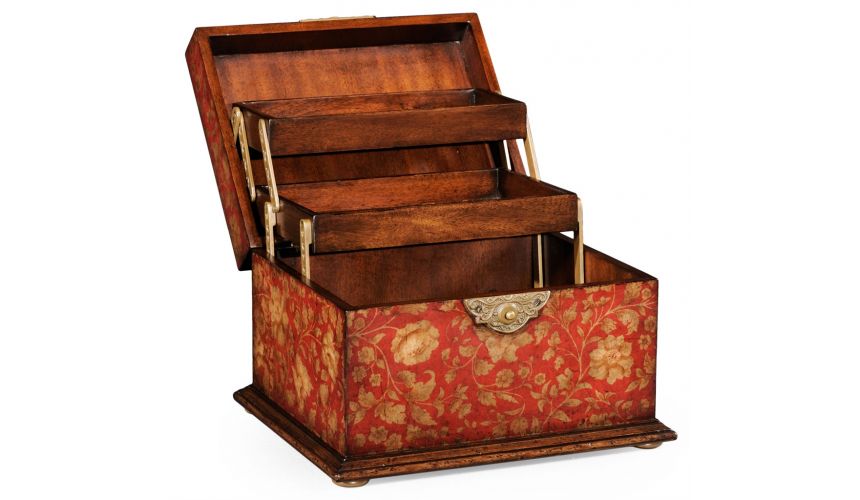 Decorative Accessories Walnut Wood Jewellery Box-88