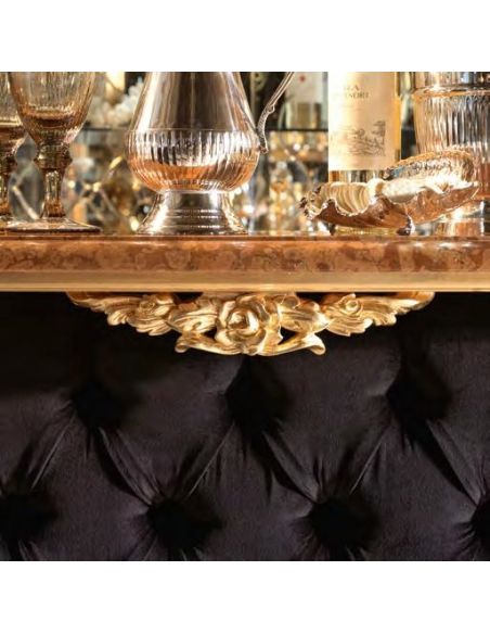 Home Bar Furniture Tufted Bar or Reception Counter