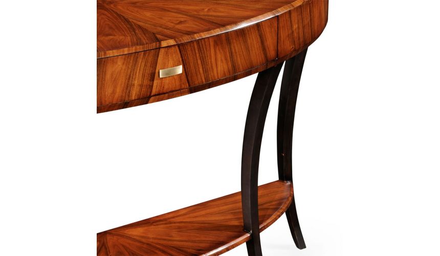 Console & Sofa Tables Art Deco Demilune Console Table-17