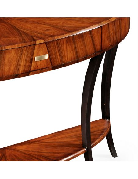 Console & Sofa Tables Art Deco Demilune Console Table-17