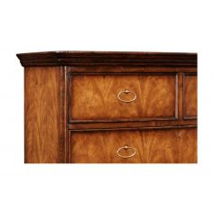 Cabinets Desks Chairs - Home Office Cabinet in Medium Crotch Walnu 2