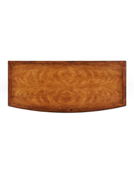Cabinets Desks Chairs - Home Office Cabinet in Medium Crotch Walnu