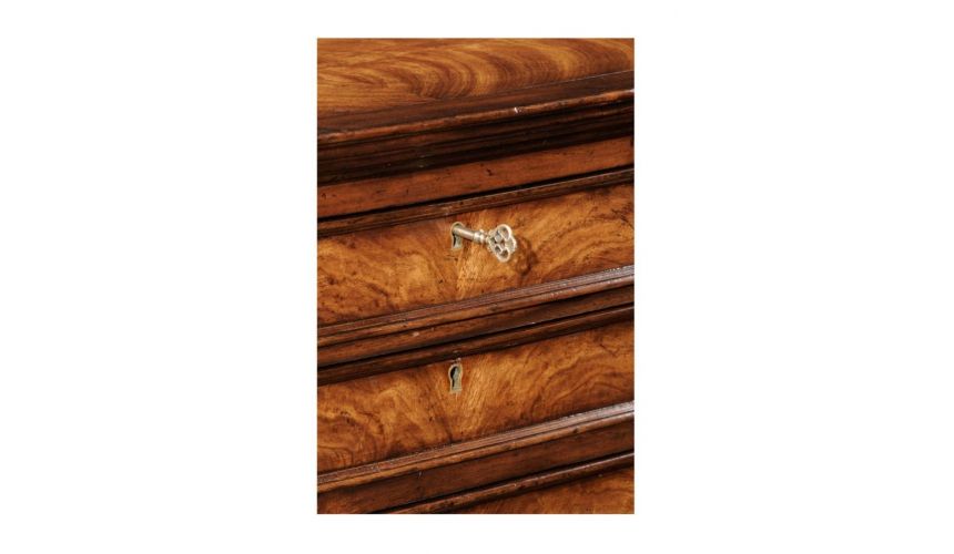 Chest of Drawers Crotch Walnut Dresser Chest of Drawers
