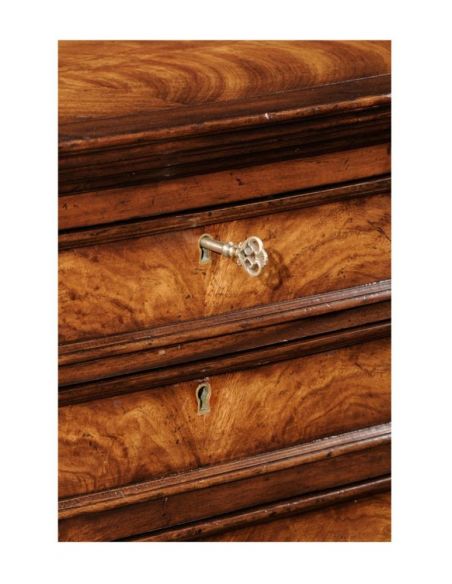 Chest of Drawers Crotch Walnut Dresser Chest of Drawers