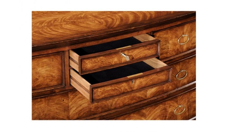 Chest of Drawers Crotch Walnut Dresser Chest of Drawers