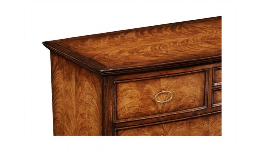 Chest of Drawers Crotch Walnut Dresser Chest of Drawers