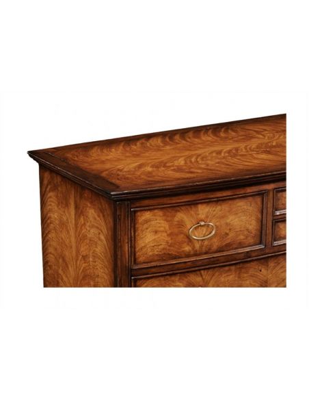 Chest of Drawers Crotch Walnut Dresser Chest of Drawers