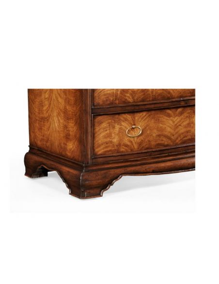 Chest of Drawers Crotch Walnut Dresser Chest of Drawers