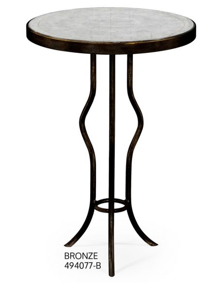 Square & Rectangular Side Tables Circular Glass Table Top-79
