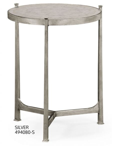 Square & Rectangular Side Tables Contemporary Circular Lamp Table-82